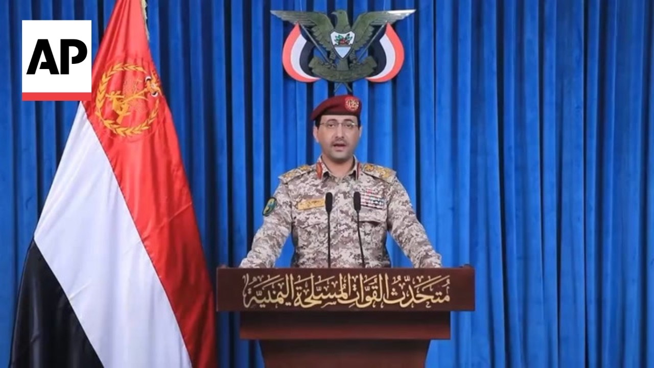 Video | Iranian-backed Houthi rebels claim responsibility for missile attack on Israel