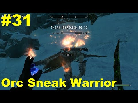 Skyrim Orc One handed Sneak Warrior on Legendary Difficulty - 31