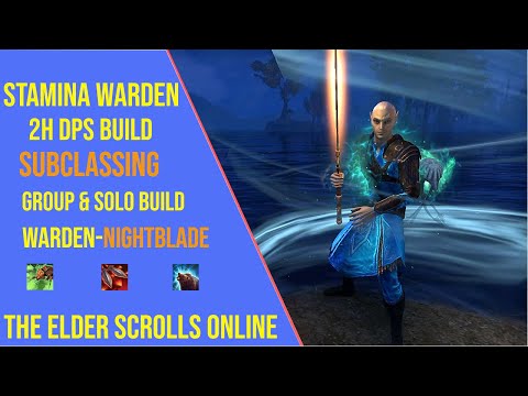 Powerful 2H Stamina Warden DPS Build for ESO Update 46 - Subclassing Build
