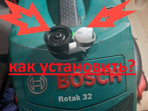 Rotak 32 установка натяжителя ремня за 30 сек!