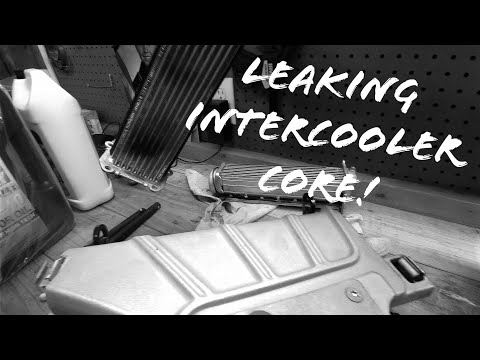 C7 Down! I have a leaking Supercharger Intercooler Core