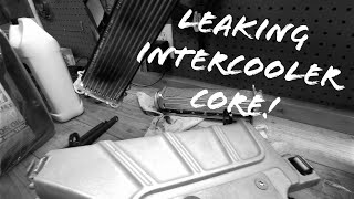 C7 Down! I have a leaking Supercharger Intercooler Core