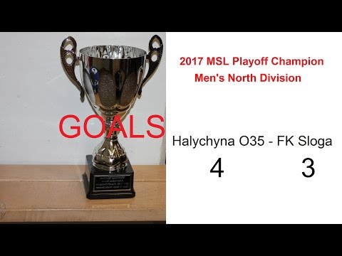 Goals. Halychyna O35 vs FK Sloga.