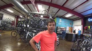 preview picture of video 'Recumbent Testimonial.  Bicycle Oufitters in Seminole really knows recumbents.'