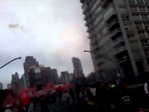 Defe - Nueva Chicago recibimiento a los jugadores