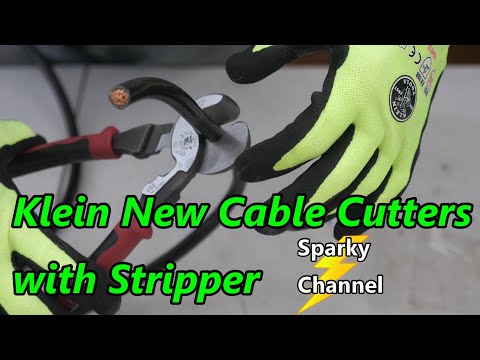 Klein New Cable Cutters with Stripper J63050