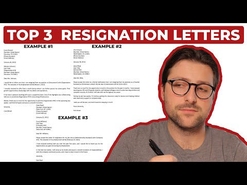 YouTube video about Discover Ready-Made Resignation Letter Samples