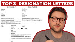 Top 3 Resignation Letter Samples (2024)