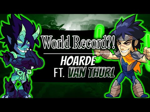 Brawlhalla Pro Attempting To Beat The Hoarde World Record FT. Van Thurl