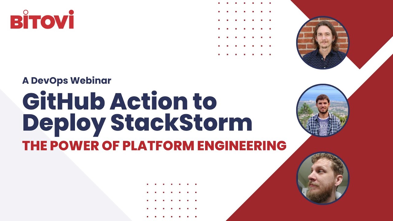 GitHub Action to Deploy StackStorm: The Power of Platform Engineering