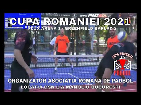 Sferturile Cupei României 2021- Flux Arena Craiova 1 vs Greenfield Club Bârlad 2