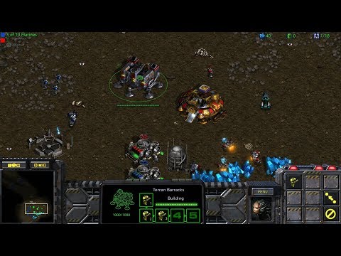 StarCraft: Remastered Co-op Campaign Terran Mission 1 - Wasteland