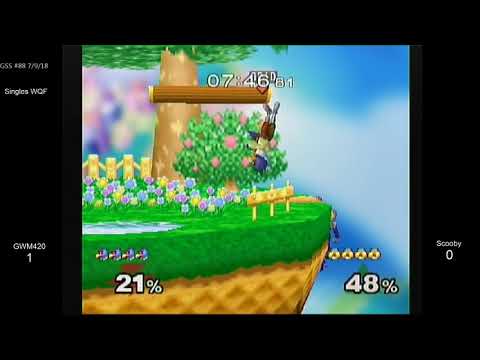GSS 88 SSBM - GWM420 (Falco) vs. Scooby (Sheik) - Melee WQF