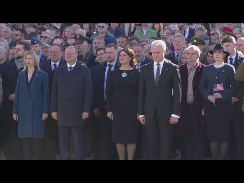 Lithuania holds ceremony to honor US soldiers killed during training exercise