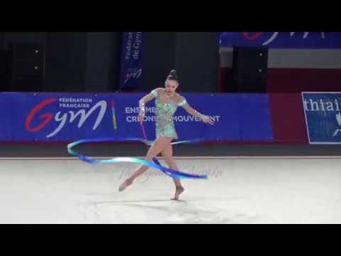 Selina ZHUMATAYEVA (KAZ) ribbon - 2018 Thiais AA