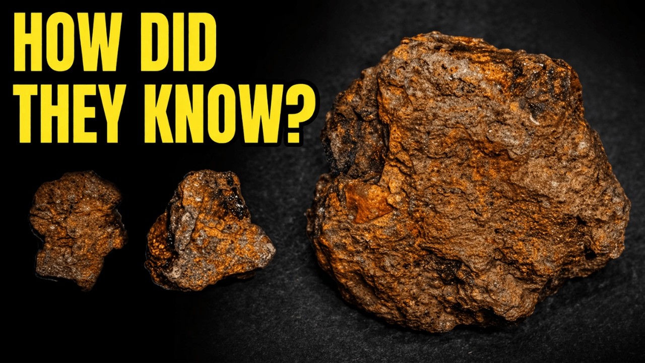 THEY KNEW WHAT THIS WAS… 3,000 YEARS AGO