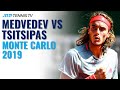 Daniil Medvedev vs Stefanos Tsitsipas | Monte Carlo 2019 Highlights