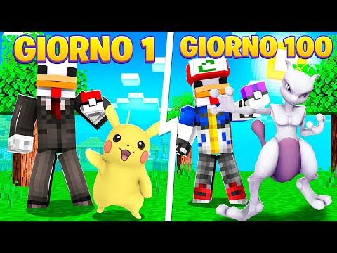 100 GIORNI CON I POKEMON SU MINECRAFT