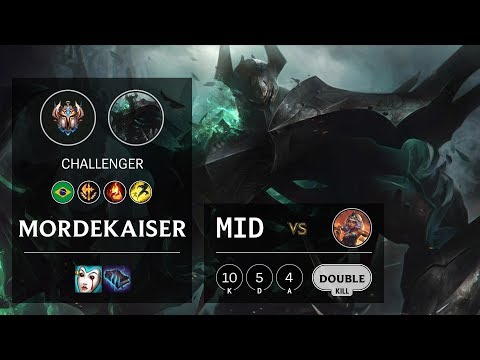 Mordekaiser Mid vs Qiyana - BR Challenger Patch 10.9
