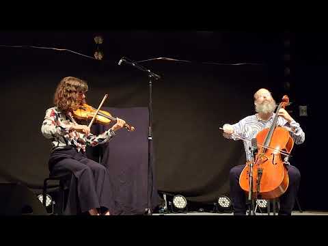 Fabiana Striffler (violon) et Karsten Hochapfel (violoncelle) le vendredi 11 juillet à Jazz à Luz