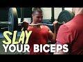Barbell & EZ Bar Bicep Workout (REPS to Failure!)