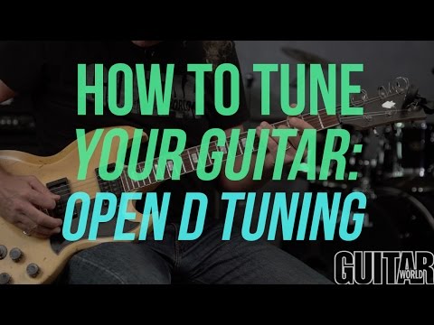 How to Tune Your Guitar to Open D Tuning - Guitar Basics
