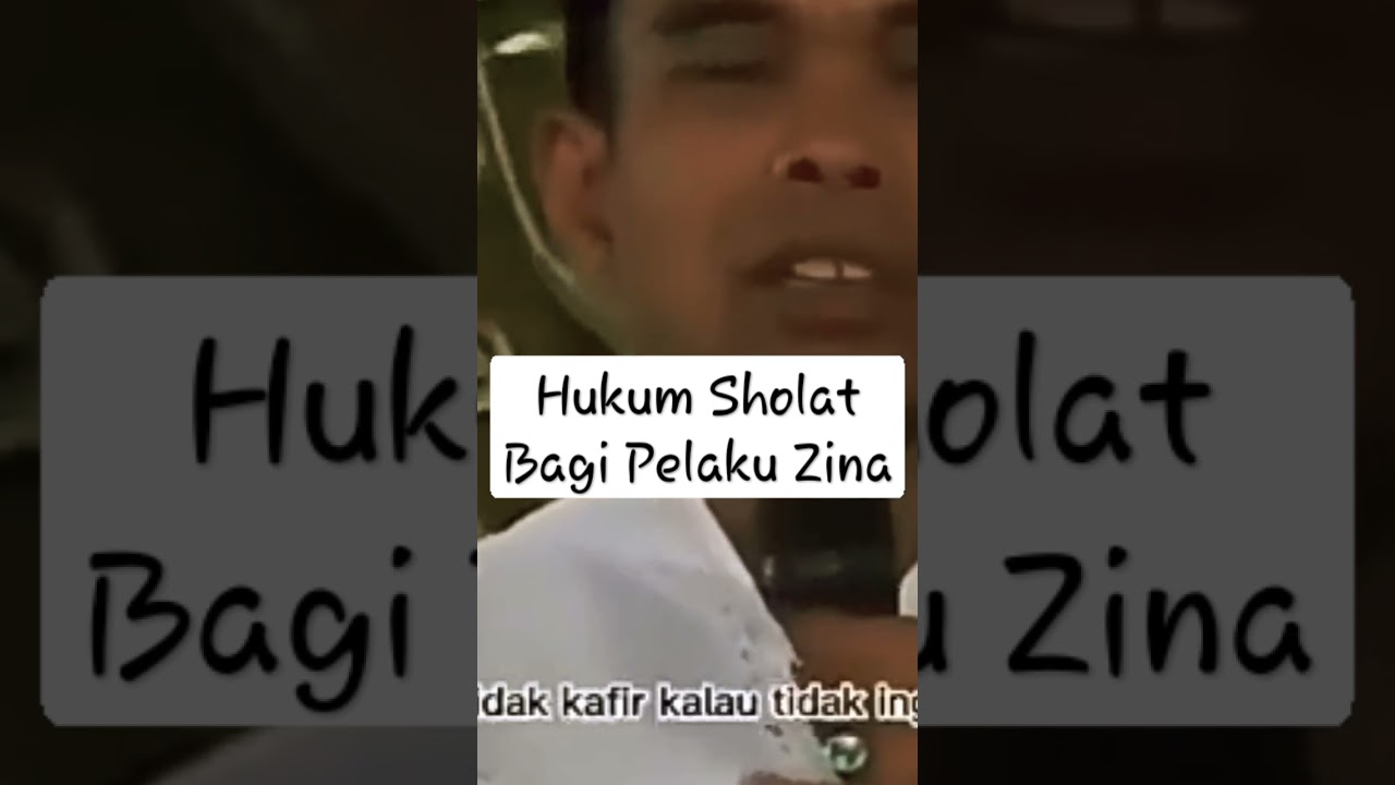 Hukum Sholat Bagi Pelaku Zina- Ustadz Abdul Somad#short #ceramah #zina