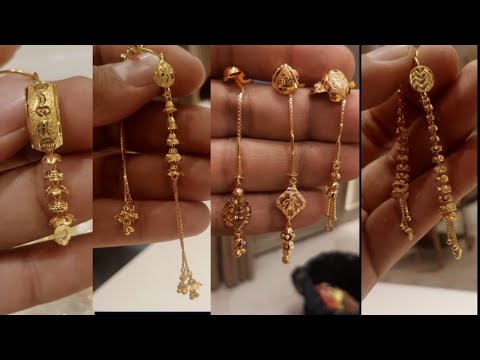 Gold suidhaga earring design with weight and...