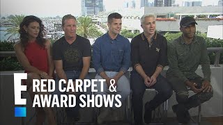 Cast pendant le SDCC pour E!Live