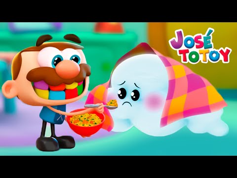 Capa de Desenho Infantil Totoy Jose Comilão historinha da Nuvenzinha Dodói!!! Em Português