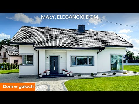 Dom w galach – Mały, funkcjonalny dom - ARCHON+ Projekty Domów #dom #projektdomu