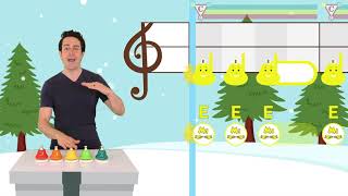 Jingle Bells - Melody for Boomwhackers, Piano, Bells &amp; Solfege