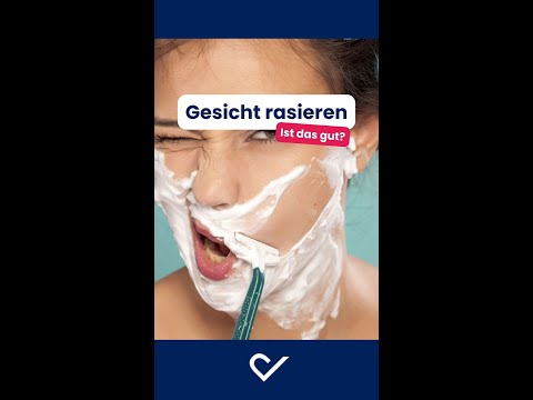 Shaving your face – is it good? l DERMAFY #shorts