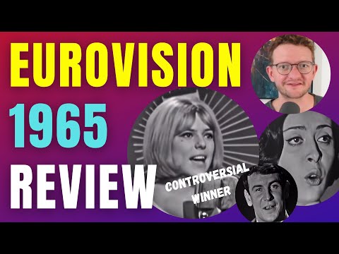 Eurovision 1965 Summary - A controversial winning song, France Gall's night, Ireland's debut