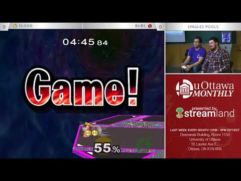 uOttawa Monthly #4 — Singles Pools — Flood vs Bubs