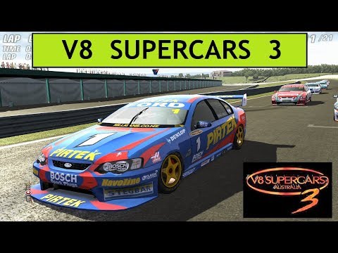 Toca Race Driver 3 (V8 Supercars 3) HD PC Gameplay at Pukekohe