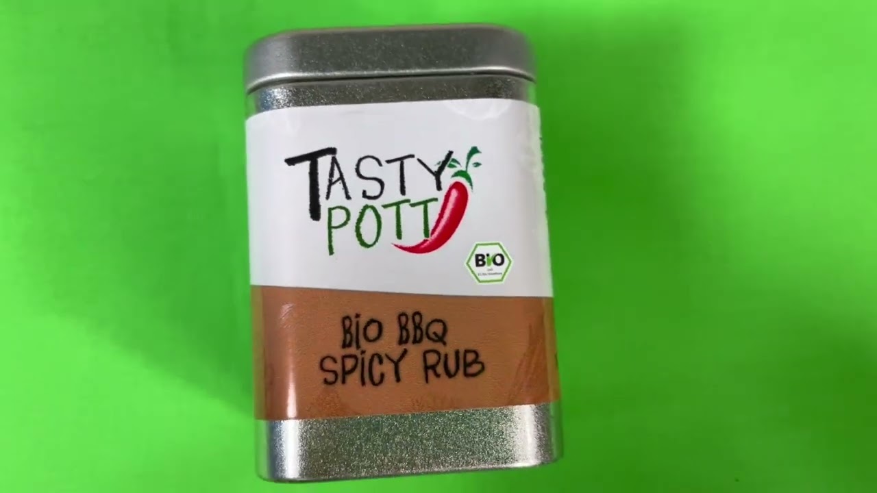 Vorschau: Tasty Pott Bio Spicy BBQ Rub Grillgewürze 250g Nachfüllbeutel