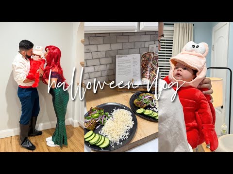 VLOG: our halloween costume, family shopping, new recipe & nursery refresh 🎃