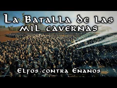 Cómo lucharon ELFOS contra los ENANOS en la Batalla de las Mil Cavernas (El Señor de los Anillos)