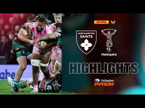 Highlights: Northampton Saints v Harlequins | tough evening at Franklin's Garden