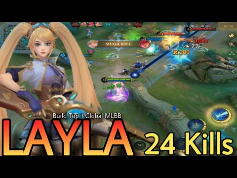 Layla 24 KILLS – Unstoppable Full Damage Build 💥 | Savage Gameplay MLBB