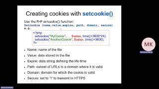 Cookies and Session management in PHP