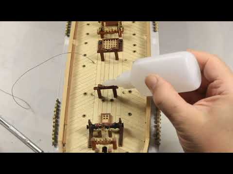 59- Colocación de la barca. HMS Terror - Modelismo Naval