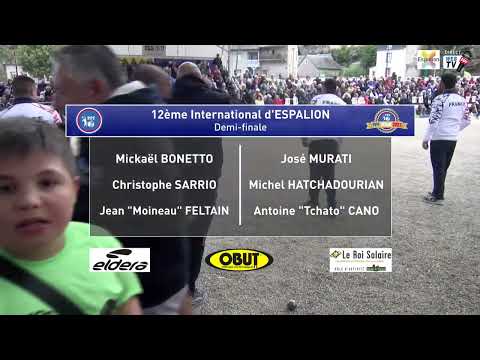 PPF Tour 2023 Espalion International Demi-Finale Equipe BONETTO contre équipe HATCHADOURIAN
