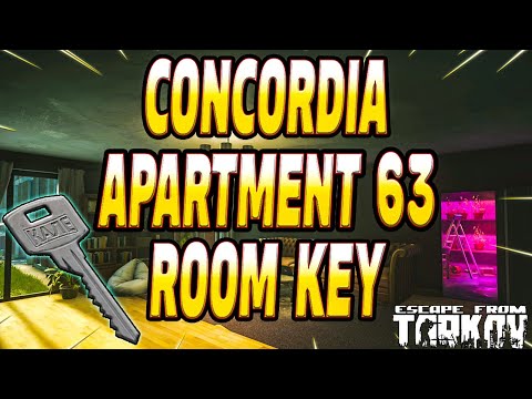 Concordia Apartment 63 Room Key - Key Guide & Trick - Escape From Tarkov
