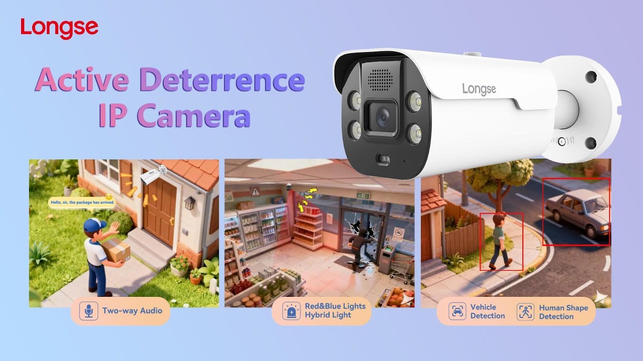Active Deterrence IP Camera
