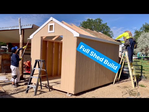 We Built A Shed, 8x12…. start to finish