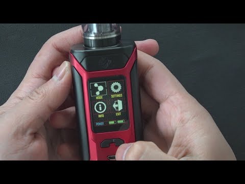 Wismec Sinuous RAVAGE230 в комплекте с GNOME Evo (230W, без аккумуляторов) - видео 2
