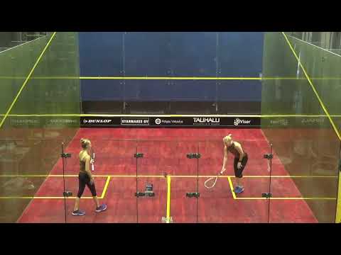 JSK Squash 2022: Emilia Soini ESRC  - Riina Koskinen HSRC
