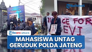 Mahasiswa Untag Geruduk Polda Jateng, Nilai Kematian Dosen Janggal dan Barang Pribadi Hilang